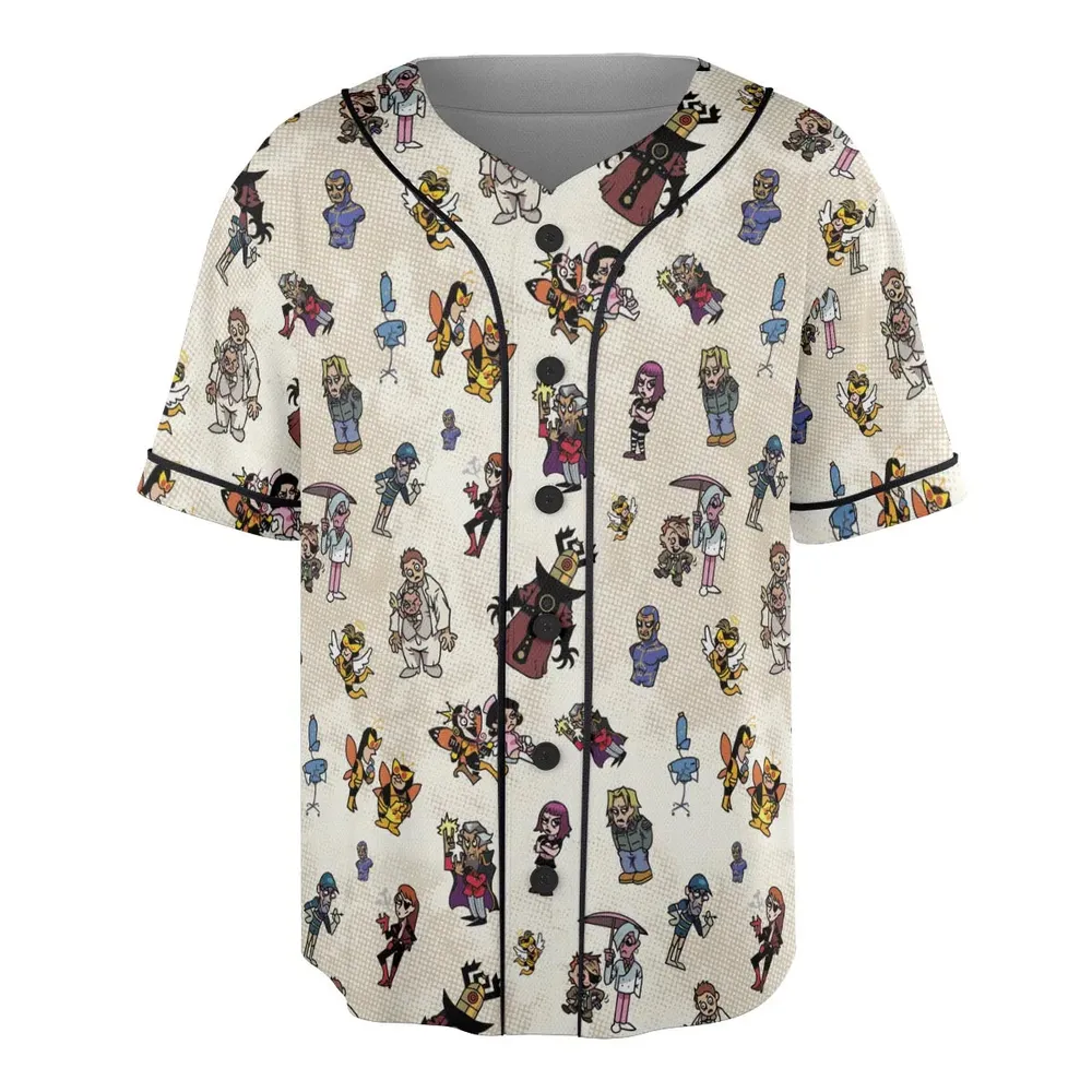 V Is For Venture The Venture Bros Villains Unisex Baseball Jersey - 3