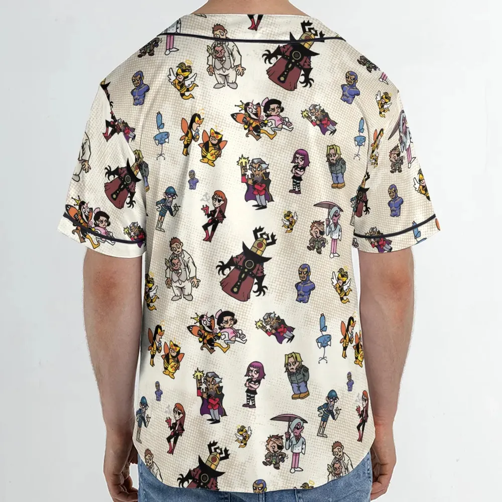 V Is For Venture The Venture Bros Villains Unisex Baseball Jersey - 2