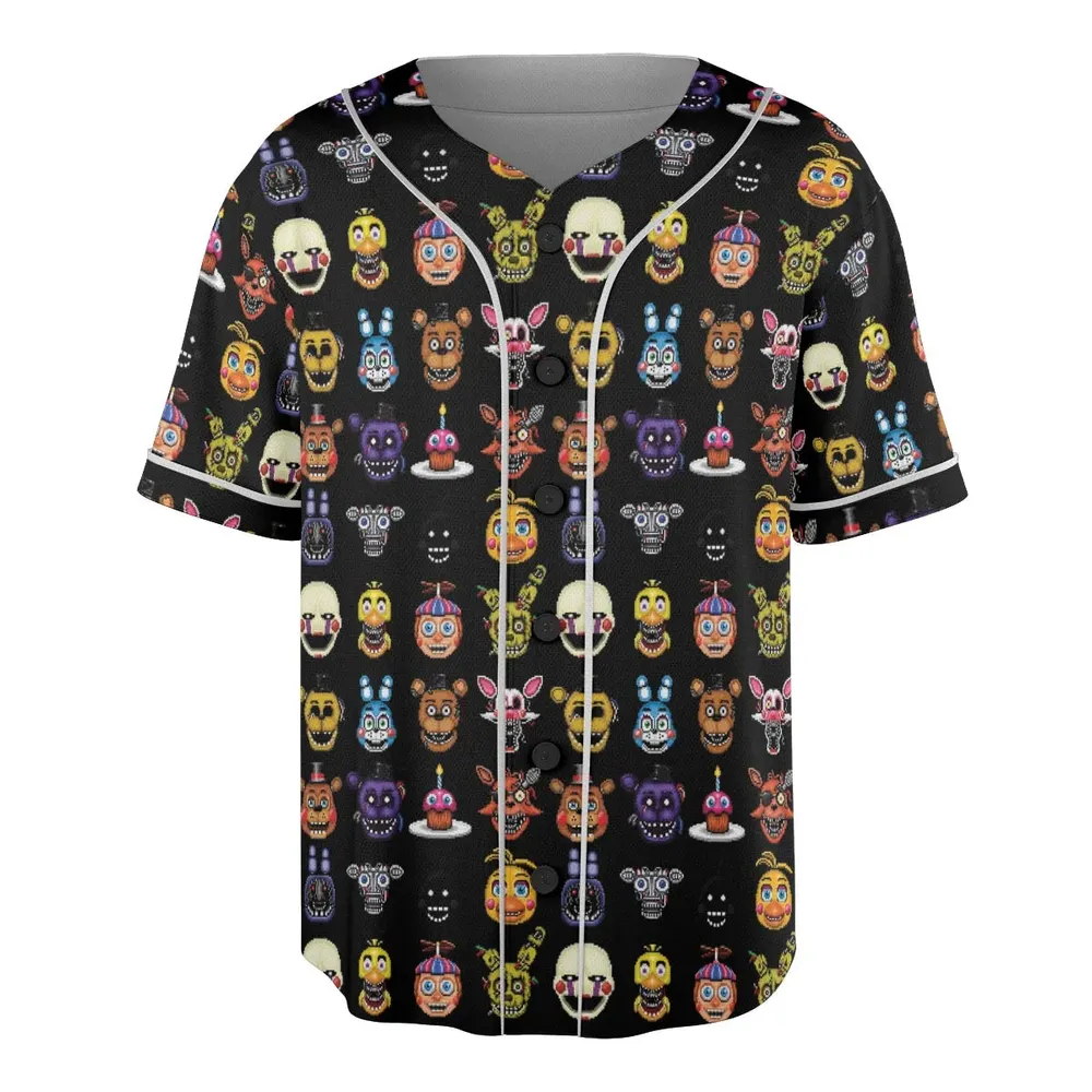 Five Nights At Freddys World Unisex Baseball Jersey - 3