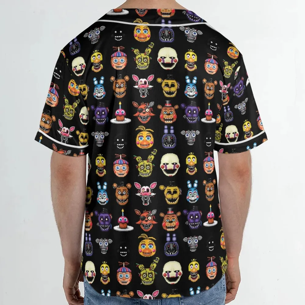 Five Nights At Freddys World Unisex Baseball Jersey - 2