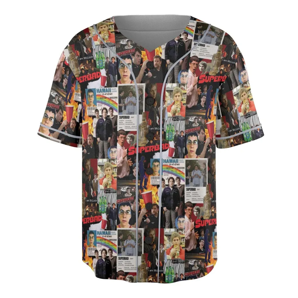 Seth Evan McLovin Superbad Unisex Baseball Jersey - 3