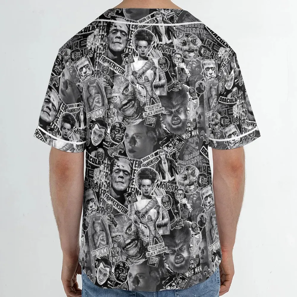 The Monsters Universal Classic Monsters Unisex Baseball Jersey - 2