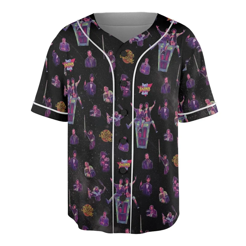 Wyld Stallyns Bill and Ted's Excellent Adventure Character Unisex Baseball Jersey - 3