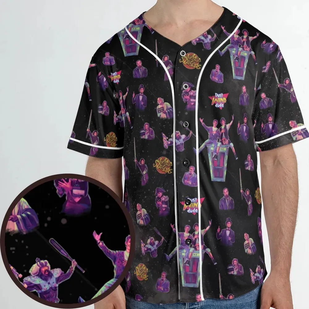 Wyld Stallyns Bill and Ted's Excellent Adventure Character Unisex Baseball Jersey - 1