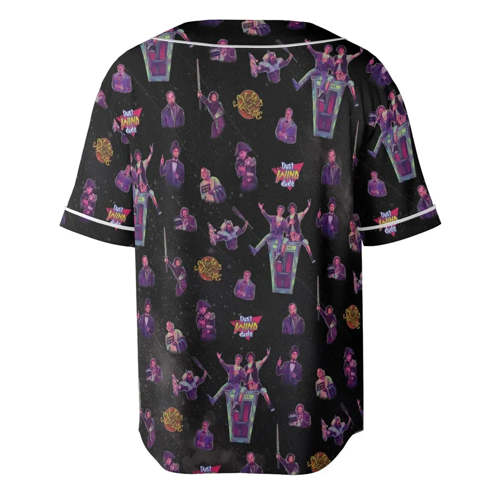 Wyld Stallyns Bill and Ted's Excellent Adventure Character Unisex Baseball Jersey - 4