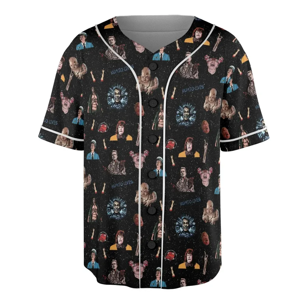Total Recall Pattern Unisex Baseball Jersey - 3