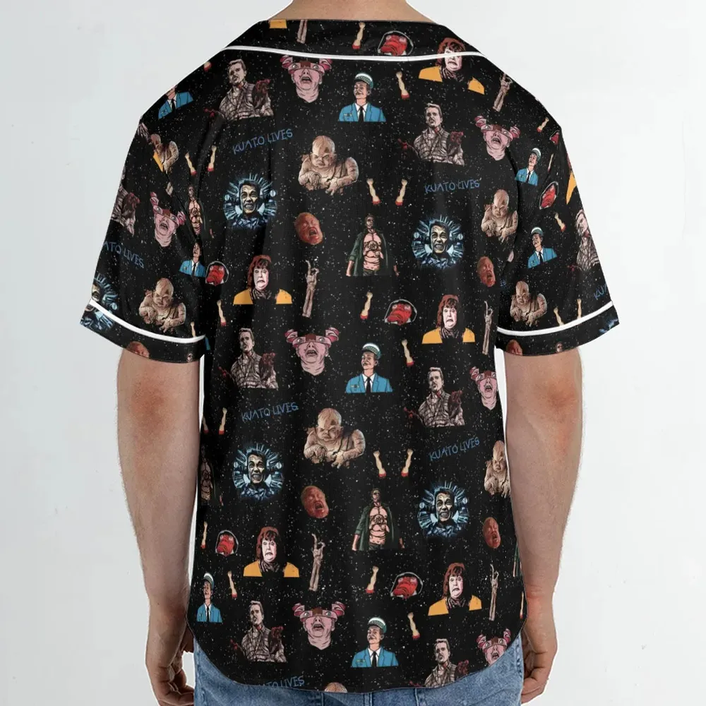 Total Recall Pattern Unisex Baseball Jersey - 2