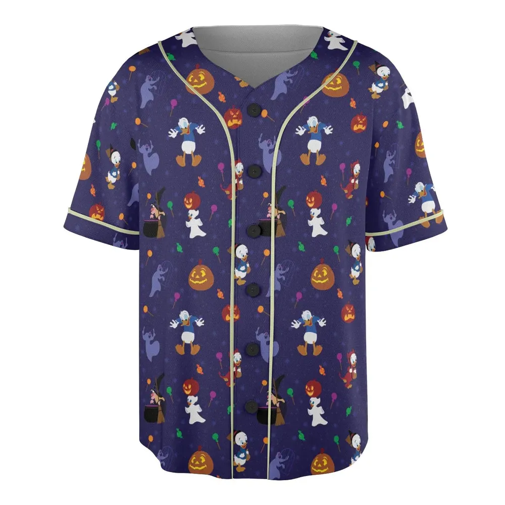 Spooky Month Halloween Unisex Baseball Jersey - 3
