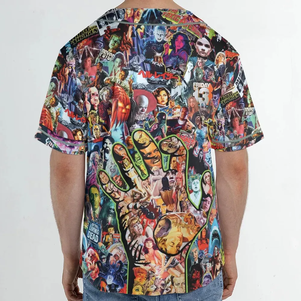 Horror My Love Unisex Baseball Jersey - 2