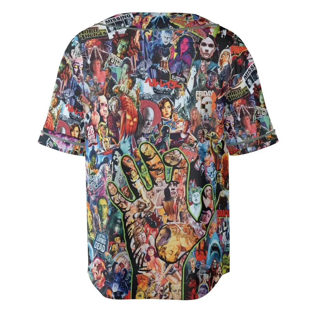 Horror My Love Unisex Baseball Jersey - 4
