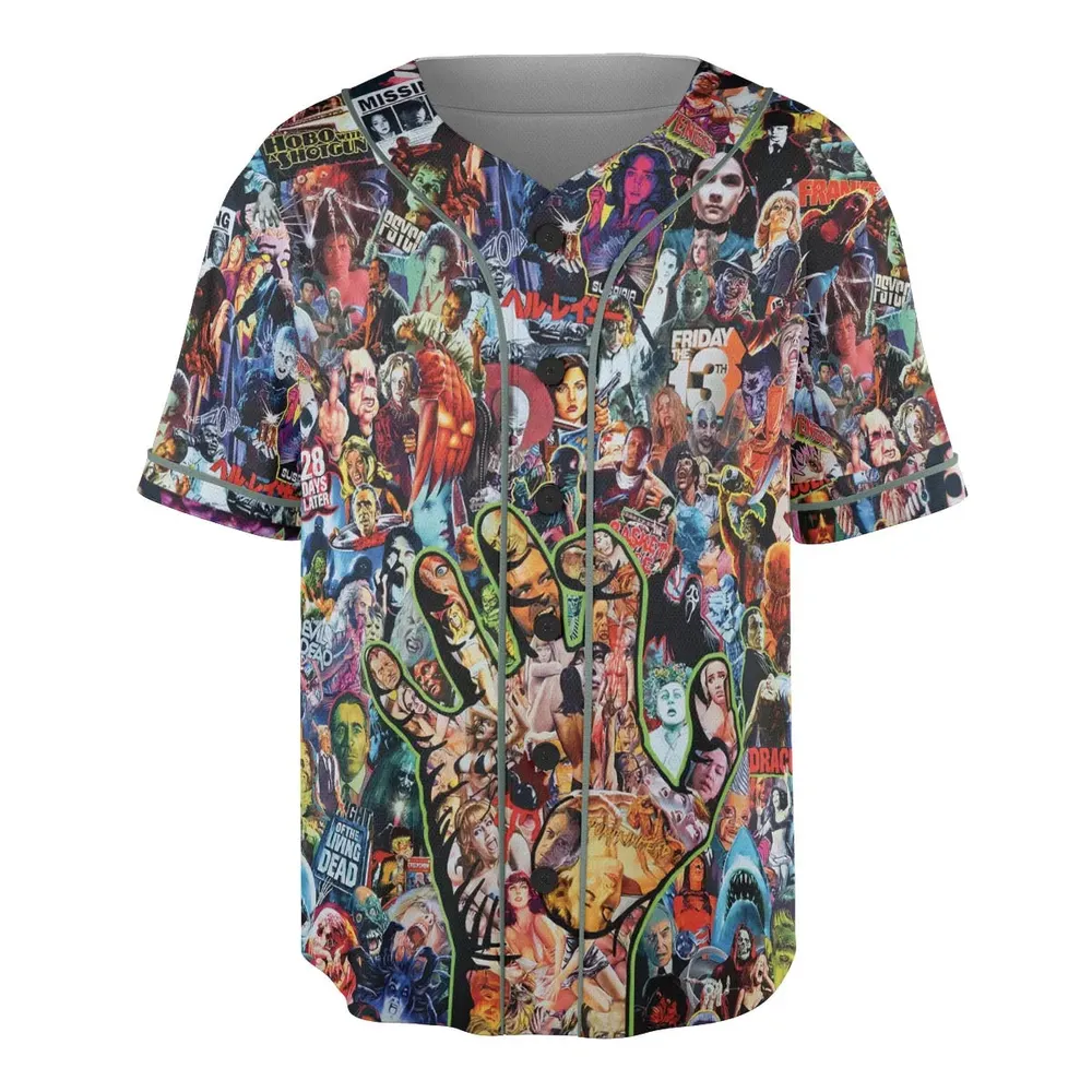 Horror My Love Unisex Baseball Jersey - 3