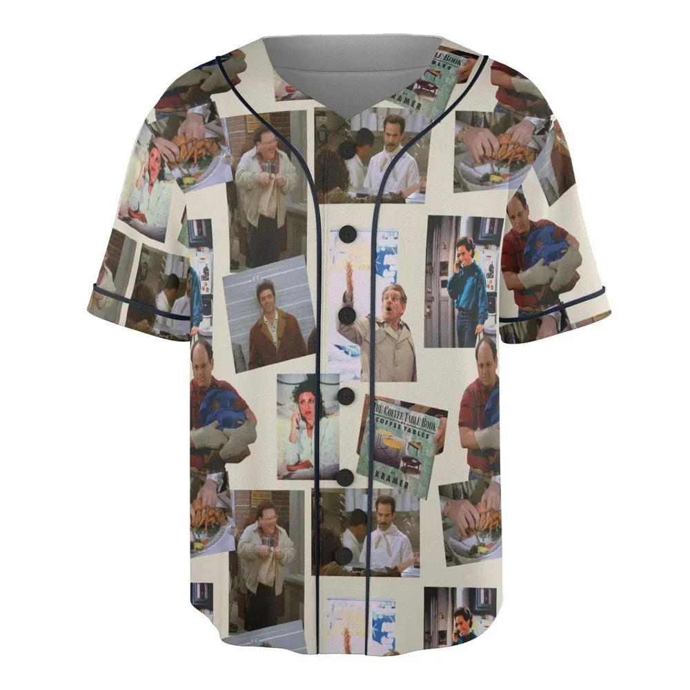 Seinfeld Famous Scenes Unisex Baseball Jersey - 3