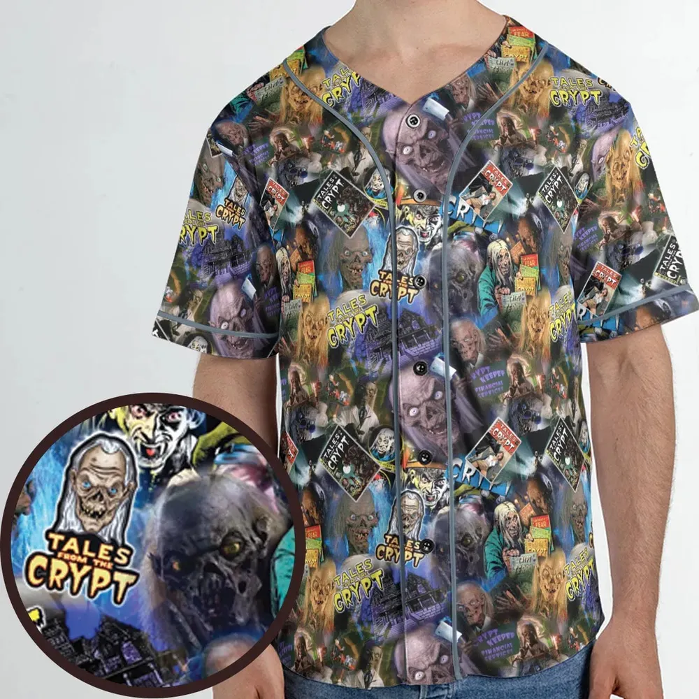 Tales from the Crypt Unisex Baseball Jersey - 1