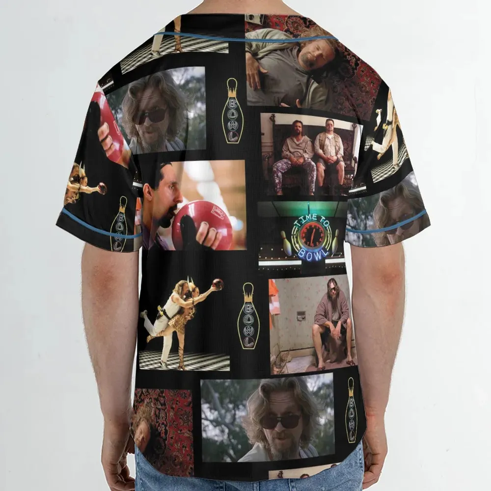 The Big Lebowski Famous Scenes Unisex Baseball Jersey - 2