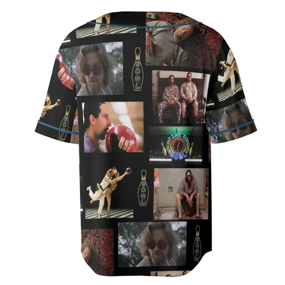 The Big Lebowski Famous Scenes Unisex Baseball Jersey - 4