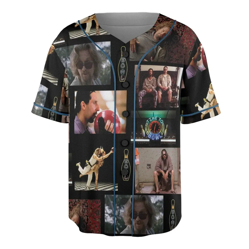 The Big Lebowski Famous Scenes Unisex Baseball Jersey - 3