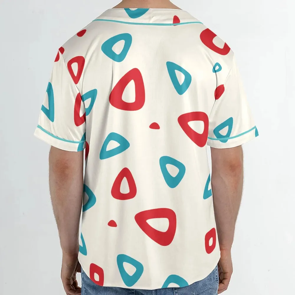 Togepi Pattern Pokemon Unisex Baseball Jersey - 2