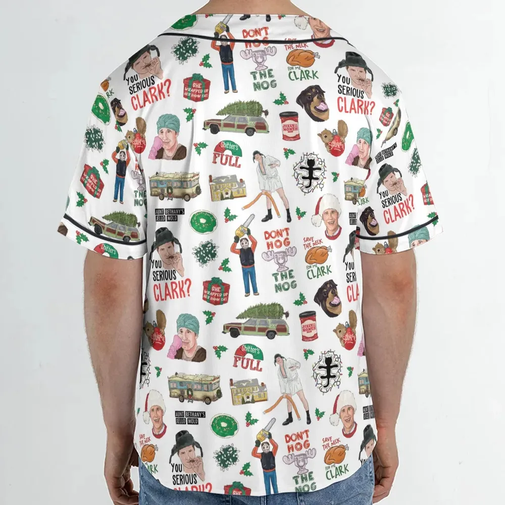 National Lampoon's Christmas Vacation Pattern Unisex Baseball Jersey - 2
