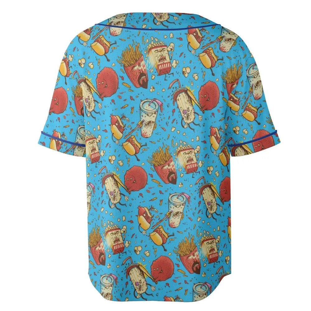 Fight! Aqua Teen Hunger Force Unisex Baseball Jersey - 4
