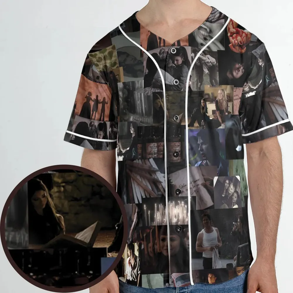 Memorable Vampire Moments The Vampire Diary Unisex Baseball Jersey - 1