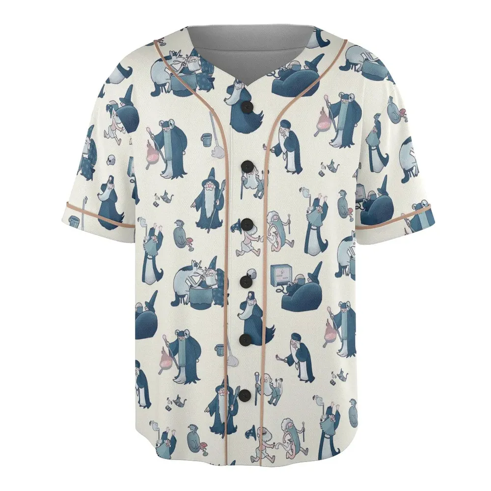 Shared Flat For Wizards Unisex Baseball Jersey - 3