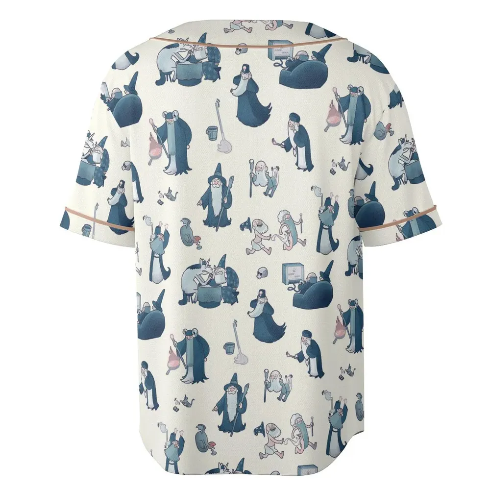 Shared Flat For Wizards Unisex Baseball Jersey - 4
