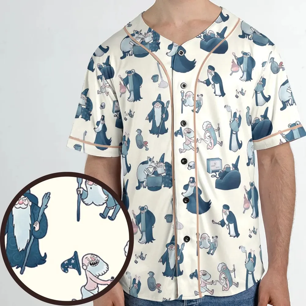 Shared Flat For Wizards Unisex Baseball Jersey - 1