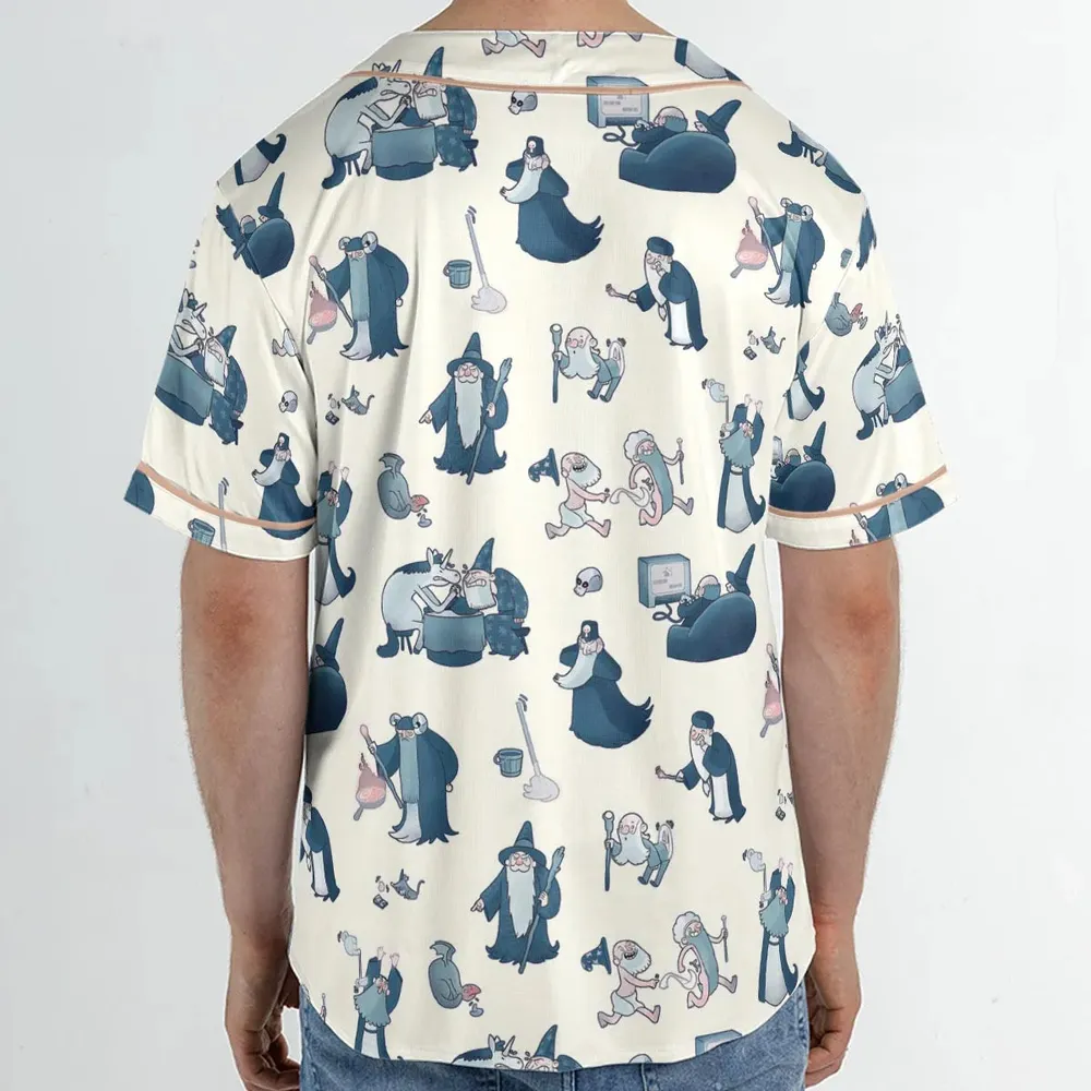 Shared Flat For Wizards Unisex Baseball Jersey - 2