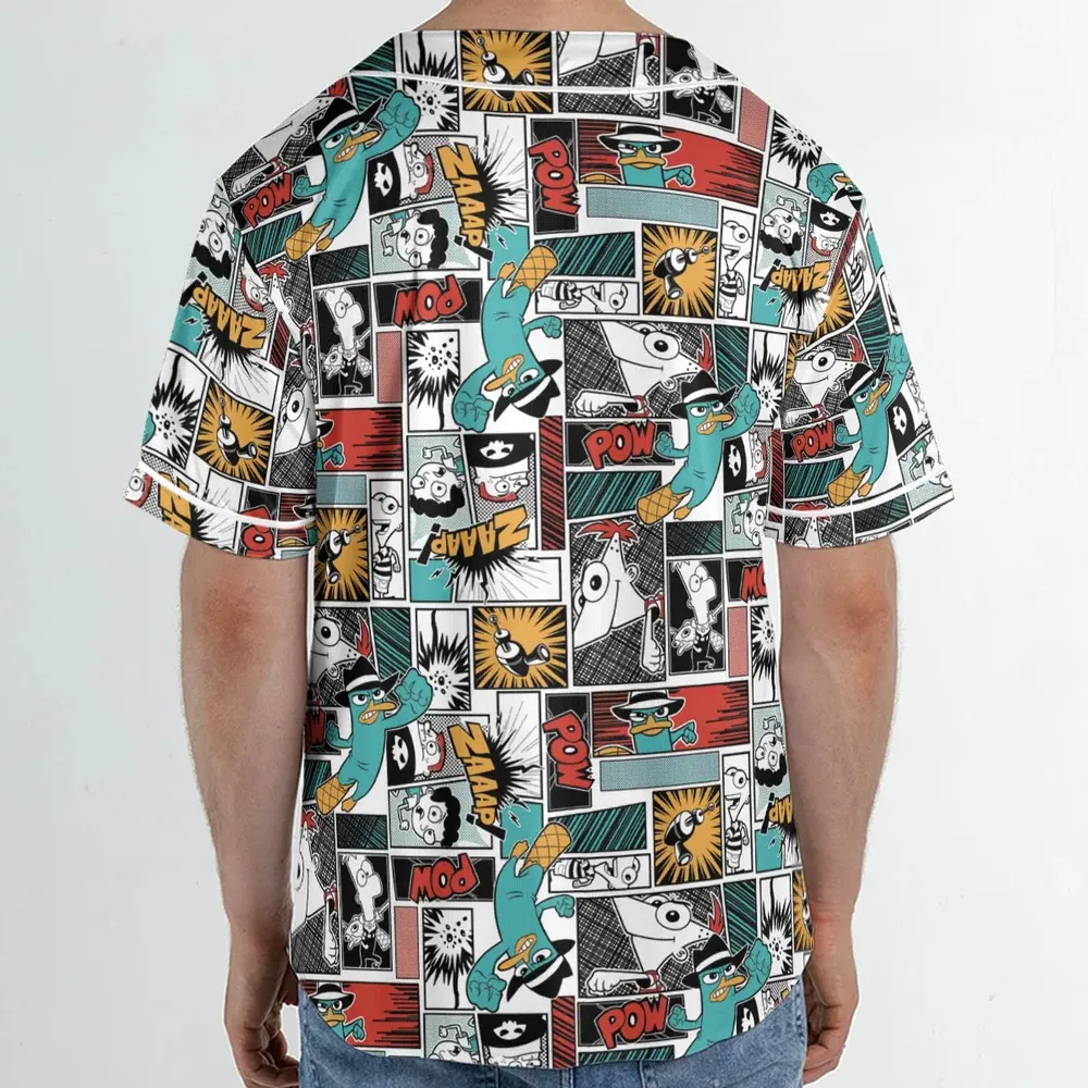 Zaaap! Phineas and Ferb Unisex Baseball Jersey - 2