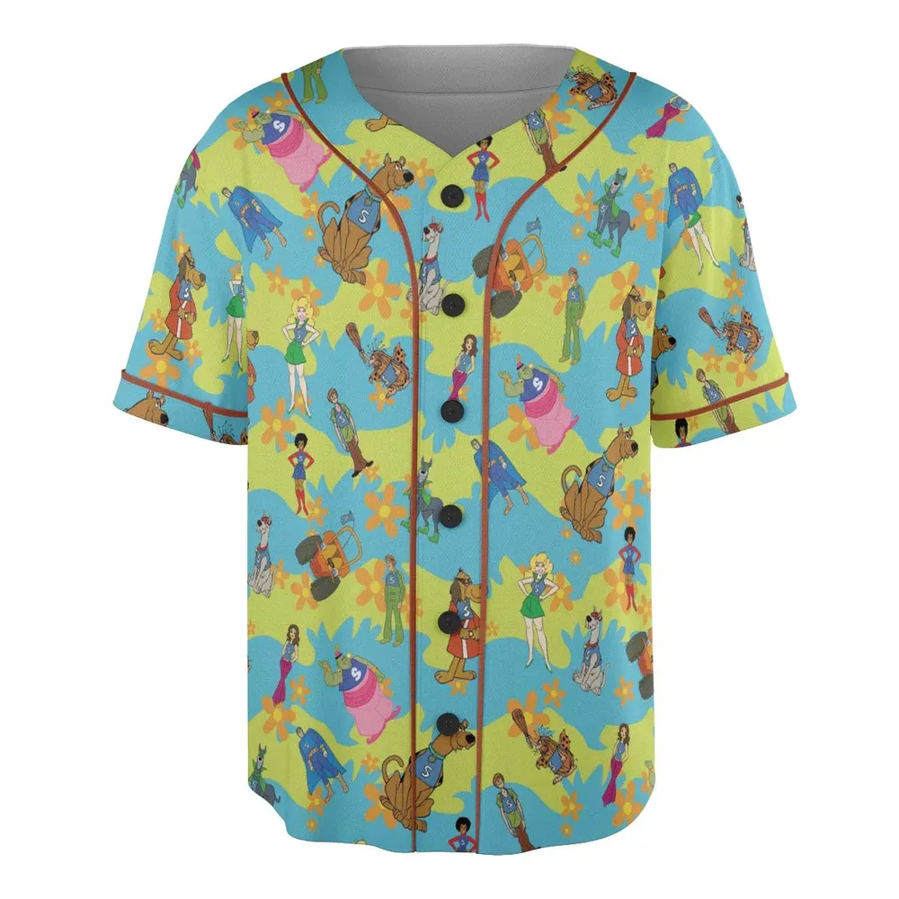 Scooby Gang Scooby Doobies Unisex Baseball Jersey - 3