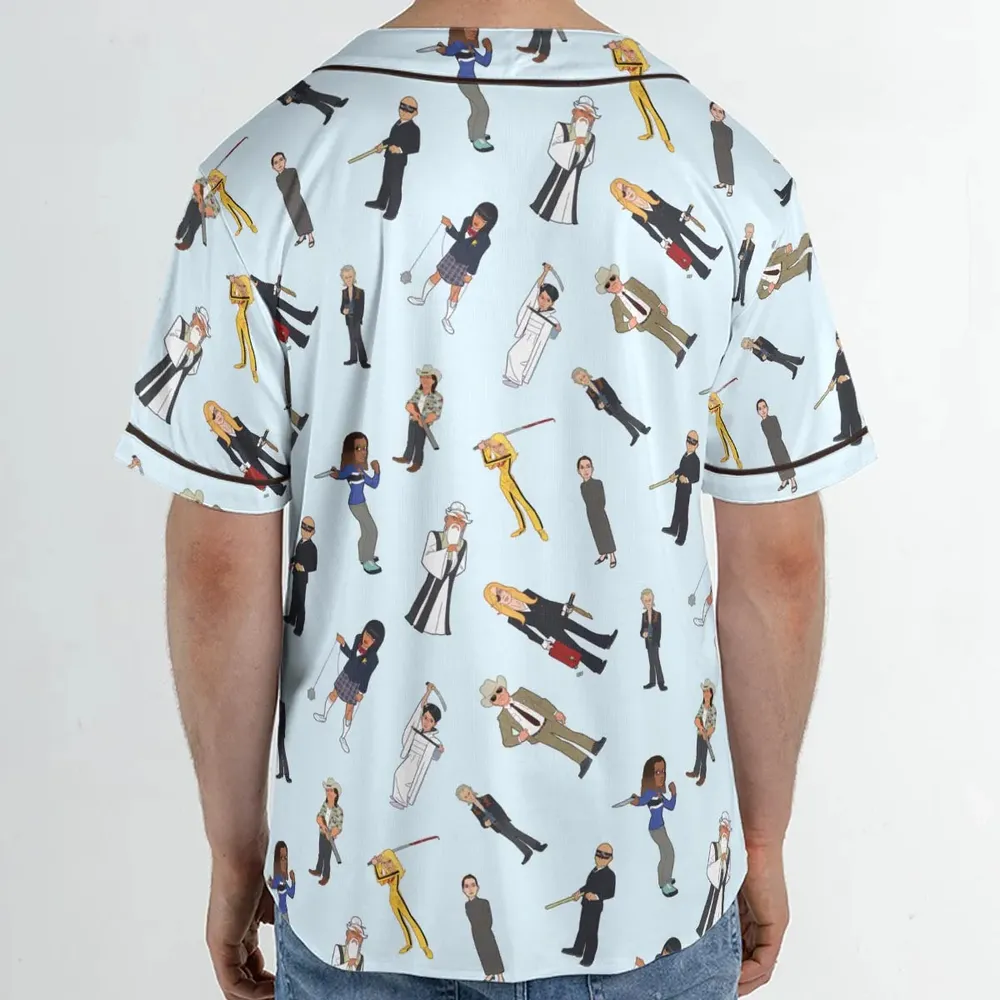 Tarantino Style Kill Bill Unisex Baseball Jersey - 2