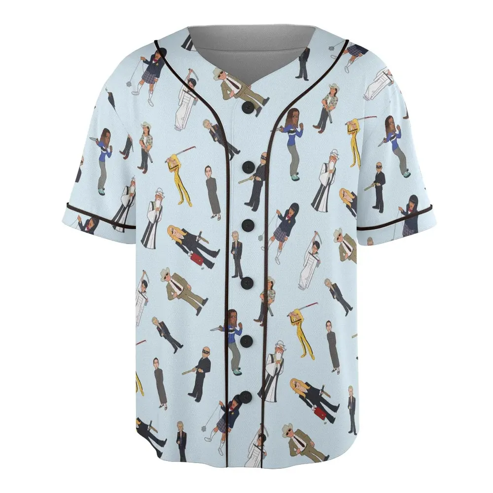 Tarantino Style Kill Bill Unisex Baseball Jersey - 3