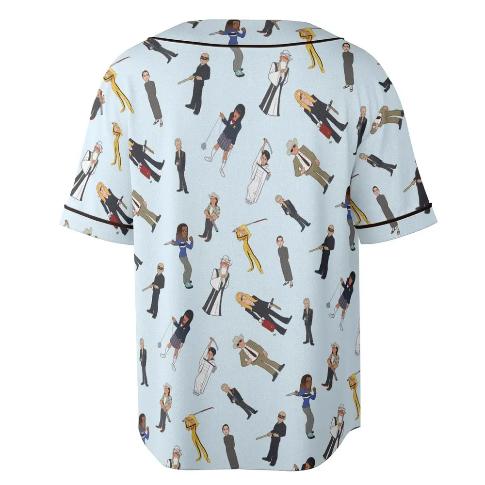 Tarantino Style Kill Bill Unisex Baseball Jersey - 4
