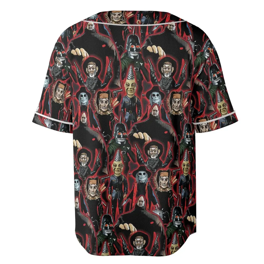 Puppet Master Collage Unisex Baseball Jersey - 4