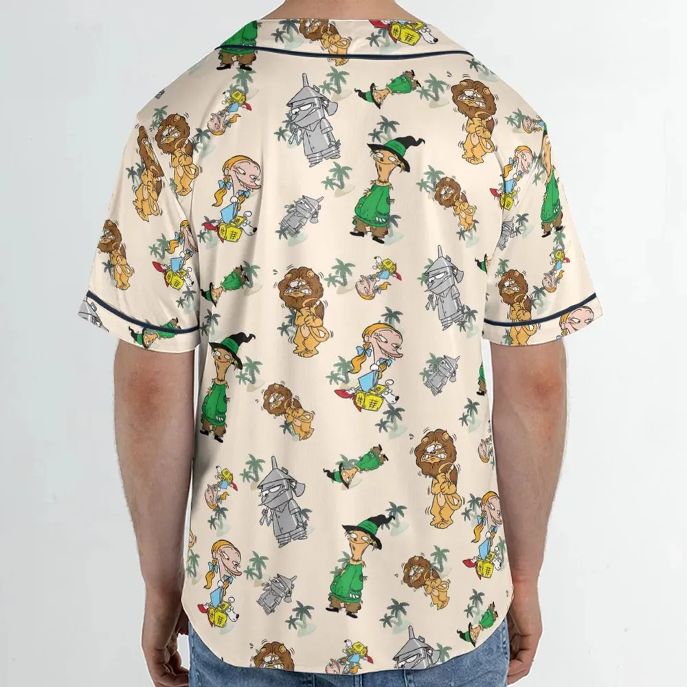 Cartoon Mashup Ed, Edd n Eddy Unisex Baseball Jersey - 2