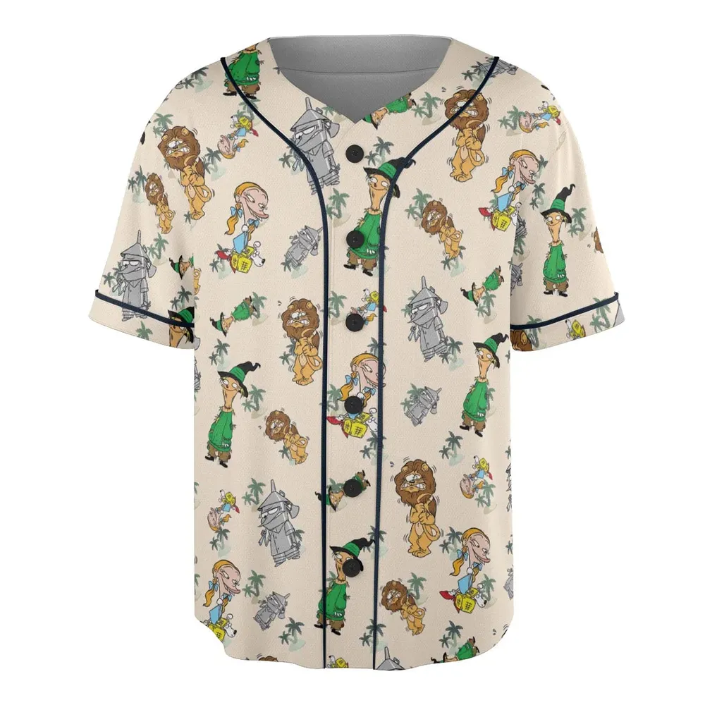 Cartoon Mashup Ed, Edd n Eddy Unisex Baseball Jersey - 3