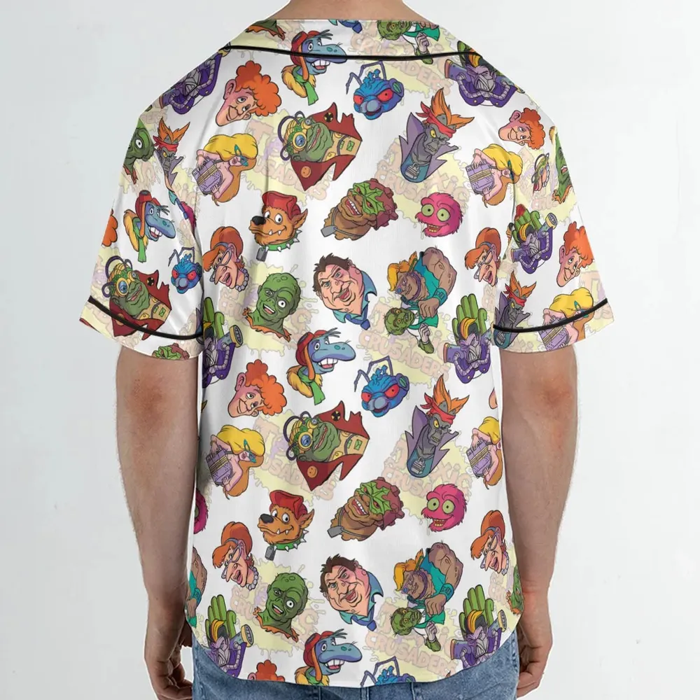 Mutant Merch Toxic Crusaders Unisex Baseball Jersey - 2