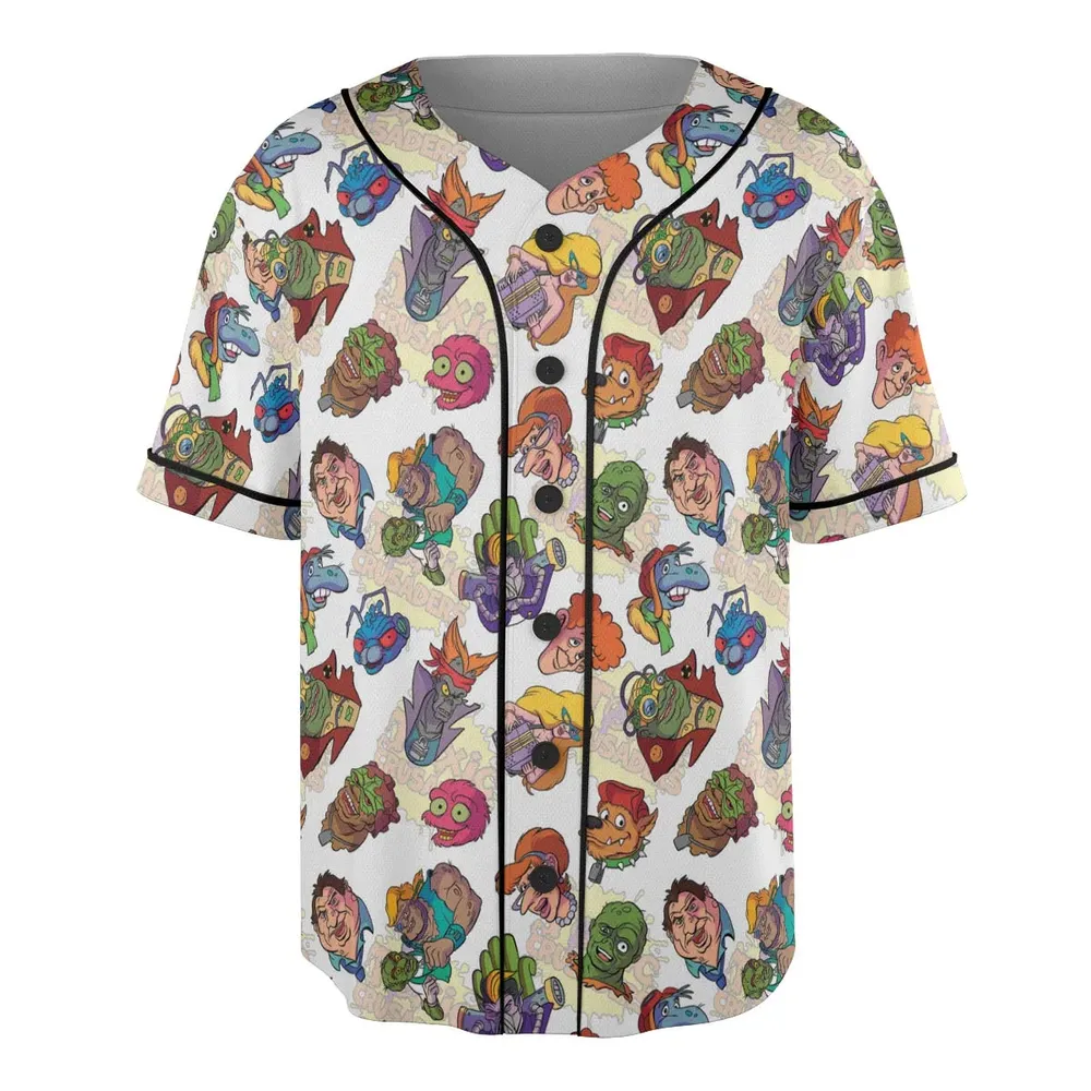 Mutant Merch Toxic Crusaders Unisex Baseball Jersey - 3