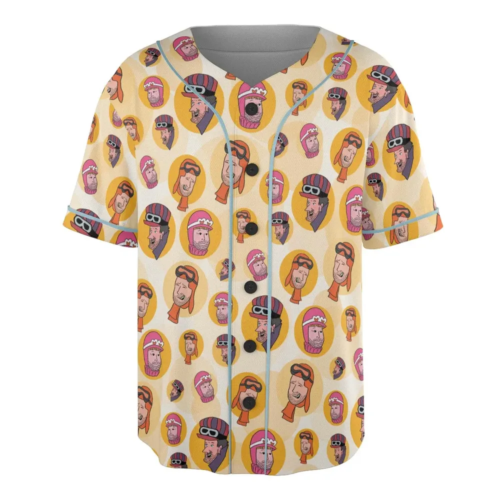 No More Jockeys Wacky Jockeys Unisex Baseball Jersey - 3