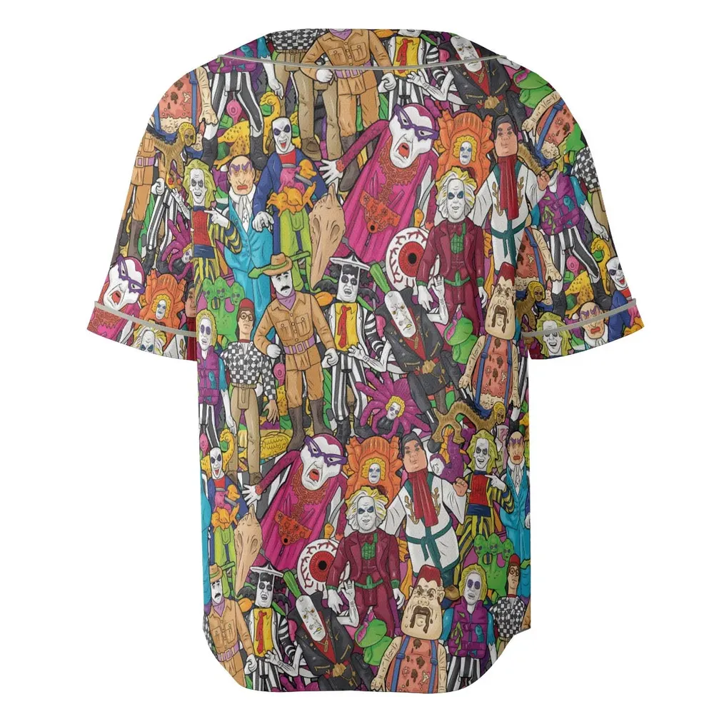 Beetlejuice Toybox Unisex Baseball Jersey - 4