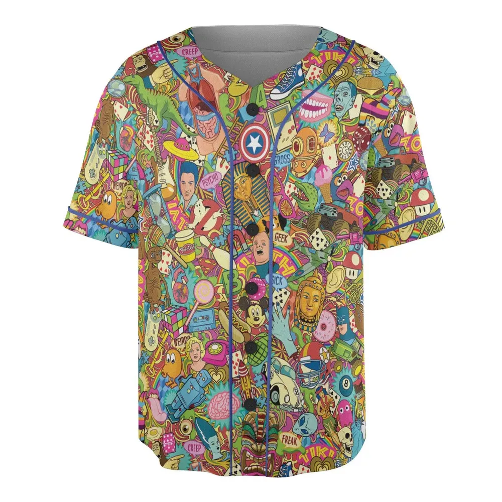 Nostalgia Toys Pop Culture Toys Unisex Baseball Jersey - 3
