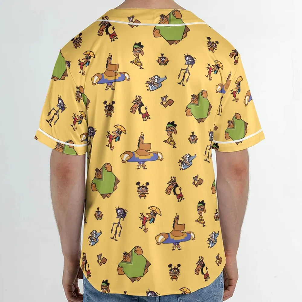 Groovy Threads The Emperor's New Groove Unisex Baseball Jersey - 2