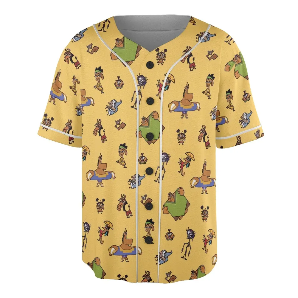 Groovy Threads The Emperor's New Groove Unisex Baseball Jersey - 3