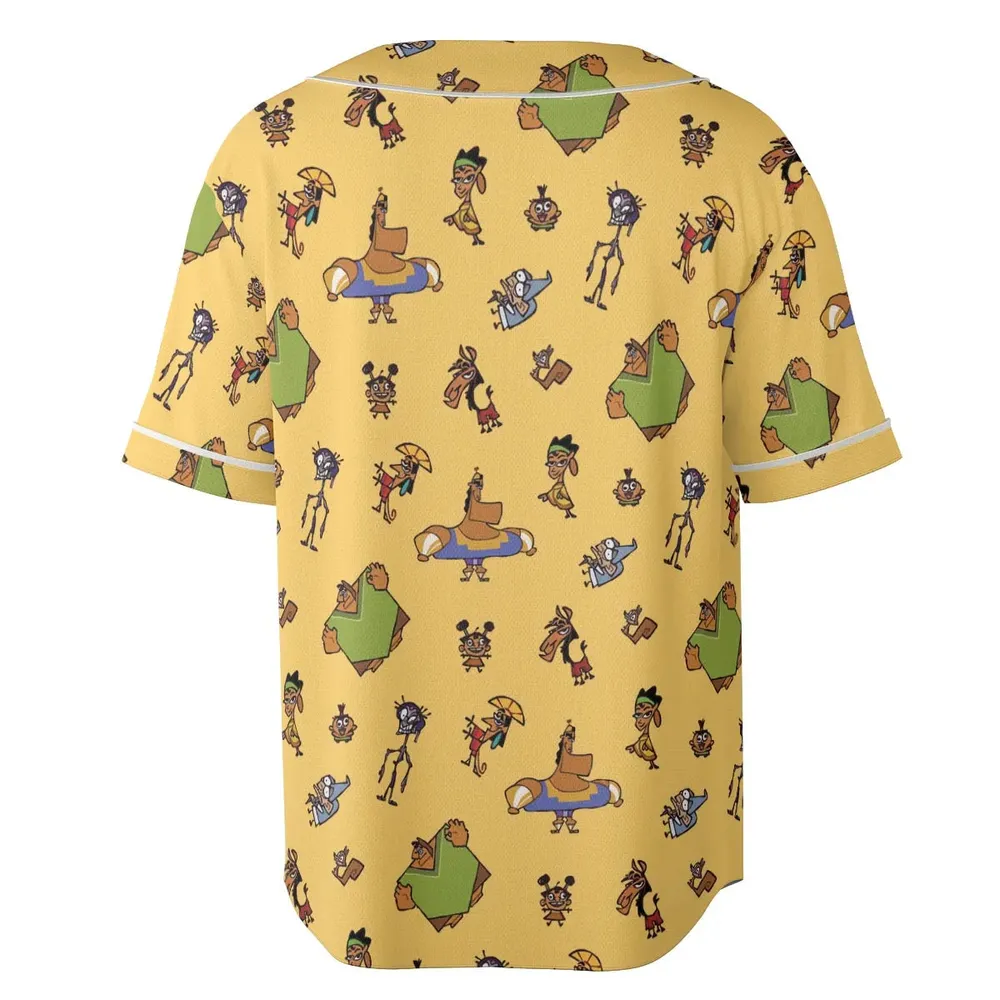 Groovy Threads The Emperor's New Groove Unisex Baseball Jersey - 4