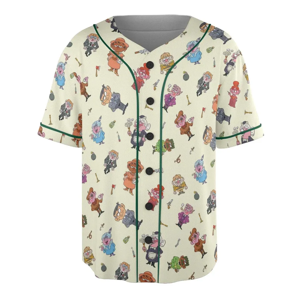 Board Game Drip Clue Unisex Baseball Jersey - 3