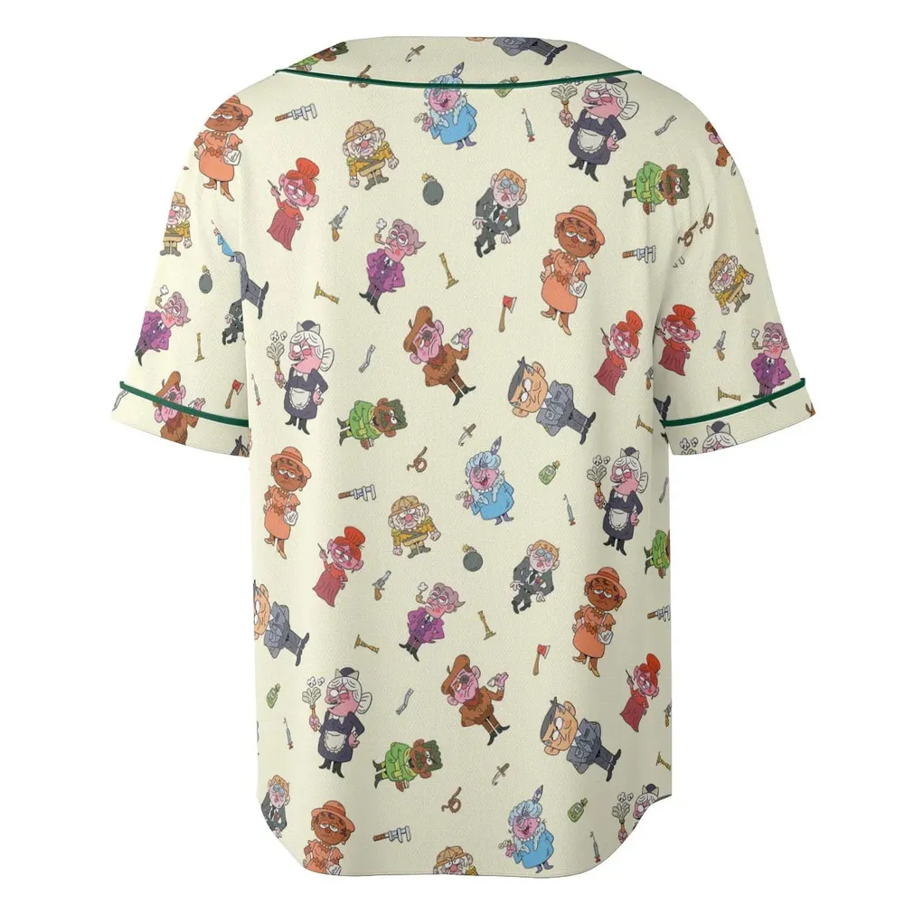 Board Game Drip Clue Unisex Baseball Jersey - 4