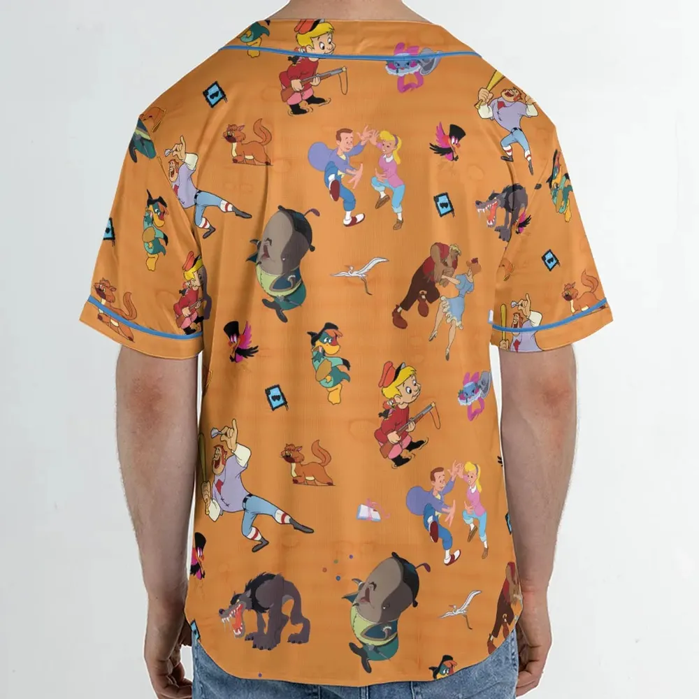 Make Mine Music Characters Unisex Baseball Jersey - 2