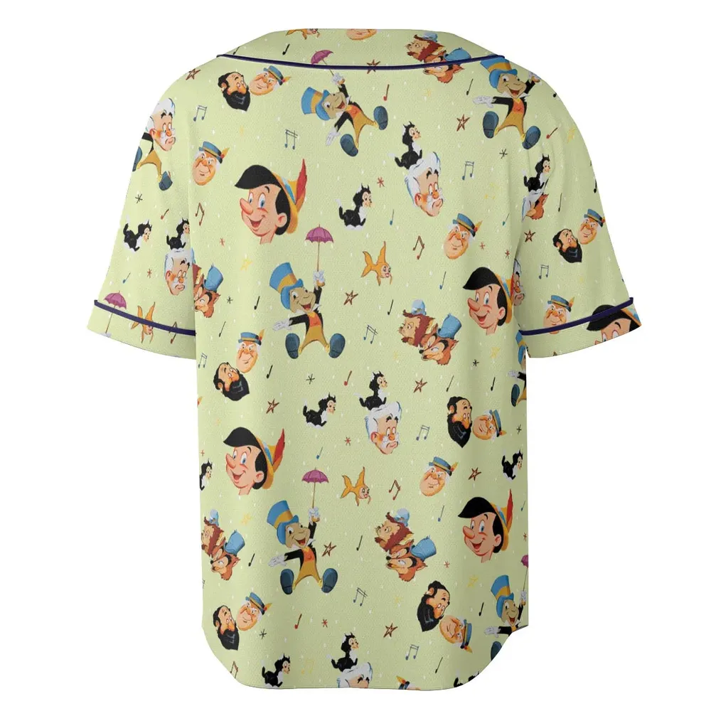 I Can't Stop Lying Pinocchio Unisex Baseball Jersey - 4