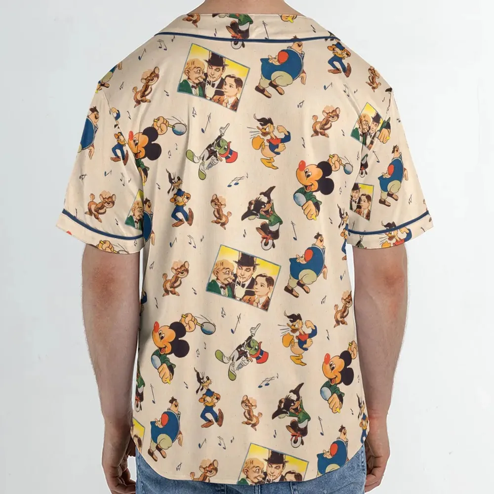 Fun And Fancy Free Characters Unisex Baseball Jersey - 2