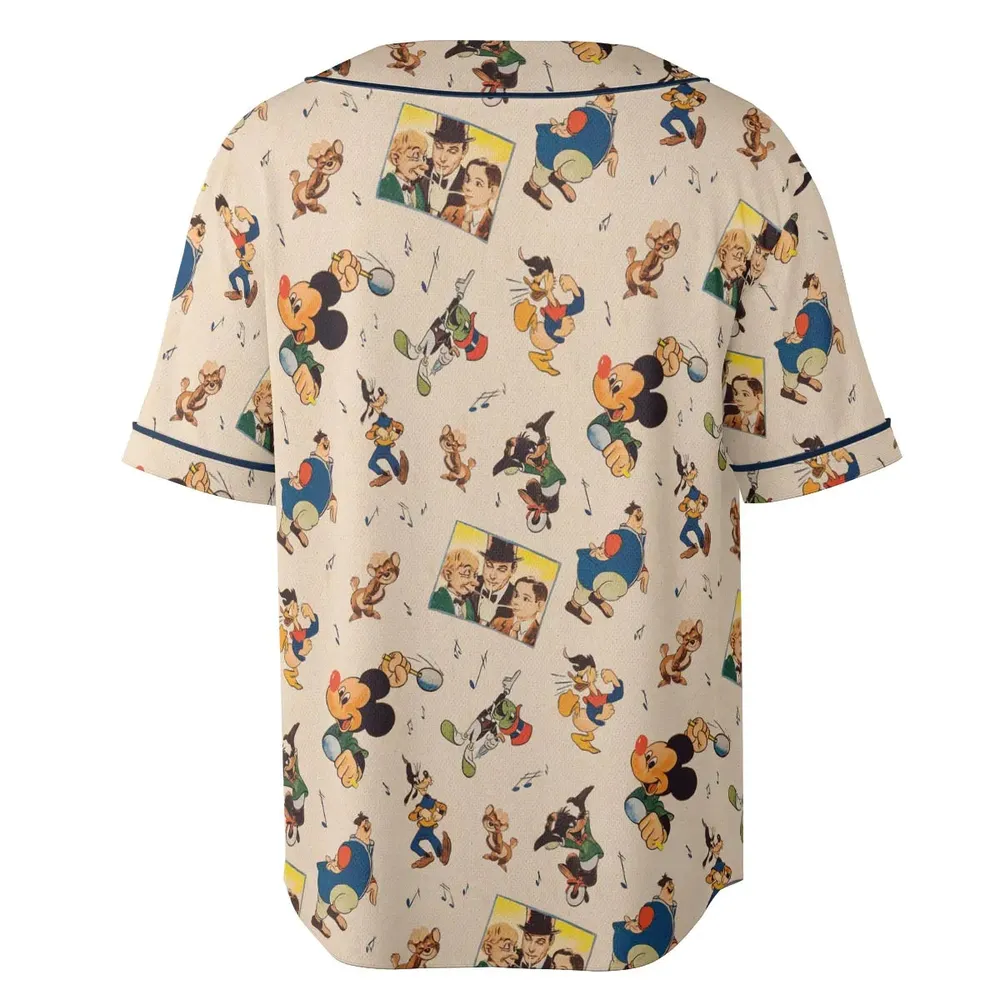 Fun And Fancy Free Characters Unisex Baseball Jersey - 4